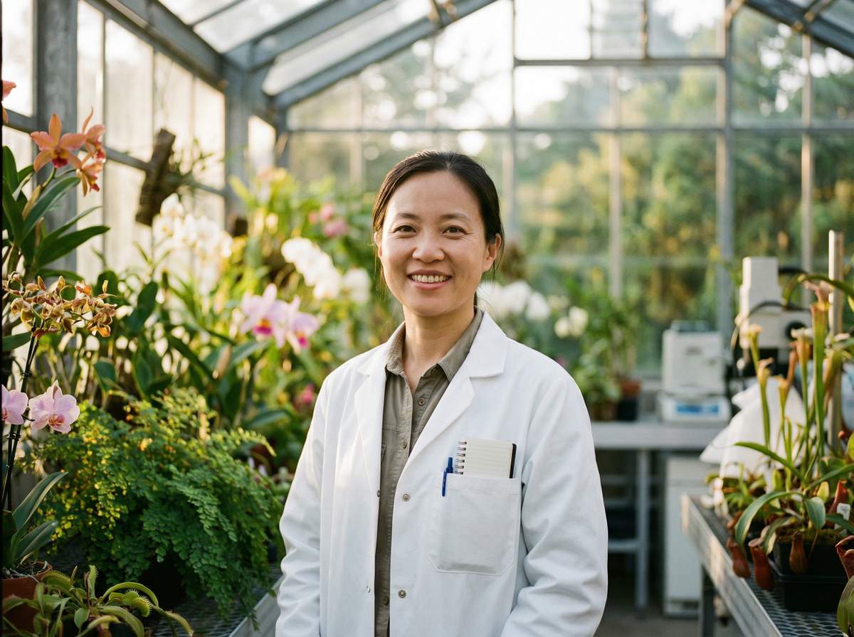 国产视频植物专家林雨薇